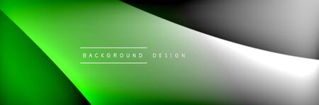 Flowing waves with 3d shadow effects and fluid gradients. Dynamic trendy abstract background. Vector Illustrationのイラスト素材