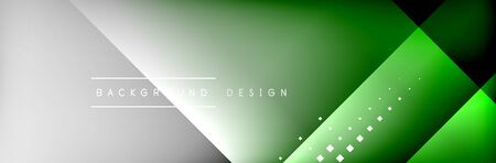 Abstract background - squares and lines composition created with lights and shadows. Technology or business digital templateのイラスト素材