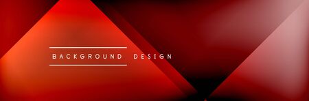 Abstract background - squares and lines composition created with lights and shadows. Technology or business digital templateのイラスト素材