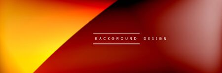 Flowing waves with 3d shadow effects and fluid gradients. Dynamic trendy abstract background. Vector Illustrationのイラスト素材