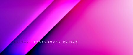 Straight lines with shadows and light on gradient background. Trendy simple fluid color gradient abstract background with dynamic straight shadow line effect. Vector Illustration For Wallpaper, Banner, Background, Card, Book Illustration, landing pageのイラスト素材