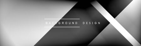 Abstract background - squares and lines composition created with lights and shadows. Technology or business digital templateのイラスト素材