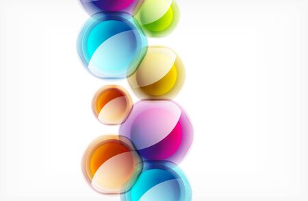 Abstract background - glass shiny transprent hexagon shapes overlapping eath other. Vector Illustration For Wallpaper, Banner, Background, Card, Book Illustration, landing pageのイラスト素材