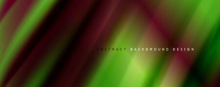 Wave liquid style lines with shadows and light on gradient backgroundのイラスト素材