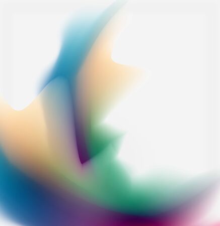 Liquid fluid color splashes abstract background, bright colorful shapes. Techno futuristic vector abstract background For Wallpaper, Banner, Background, Card, Book Illustration, landing pageのイラスト素材