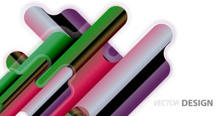 Abstract liquid lines geometric backgroundのイラスト素材