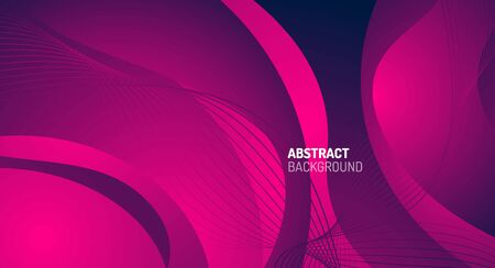 Wave pattern fluid gradients, abstract lines for Wallpaper, Banner, Background, Card, Book Illustration, landing pageのイラスト素材