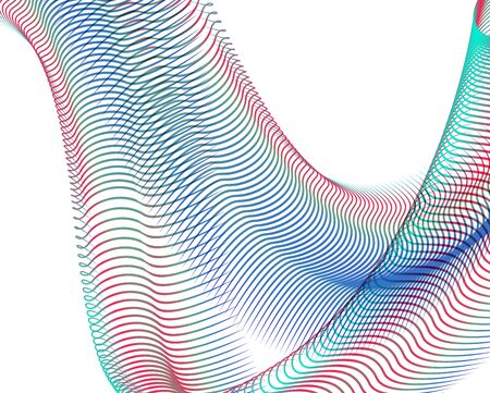 Abstract background blend wave line design for Wallpaper, Banner, Background, Card, Book...
