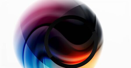 Abstract background, fluid mixing gradient liquid style colors composition. Vector Illustration For Wallpaper, Banner, Background, Card, Book Illustration, landing pageのイラスト素材