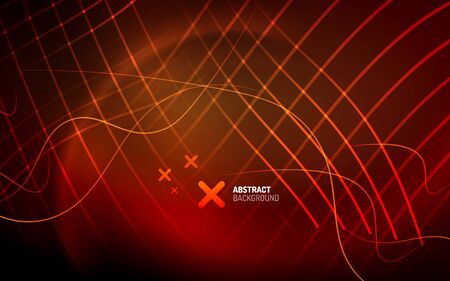 Abstract background - neon line design for Wallpaper, Banner, Background, Card, Book Illustration, landing pageのイラスト素材