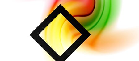 Abstract background, fluid mixing gradient liquid style colors composition. Vector Illustration For Wallpaper, Banner, Background, Card, Book Illustration, landing pageのイラスト素材