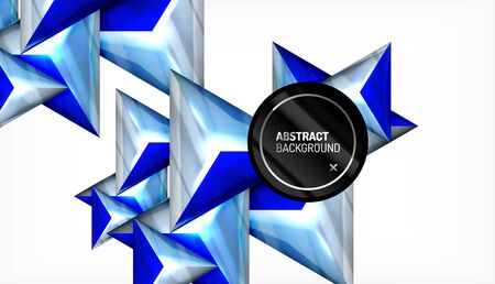 Triangle geometric vector abstract backgroundのイラスト素材
