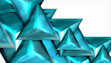 Triangle geometric vector abstract backgroundのイラスト素材