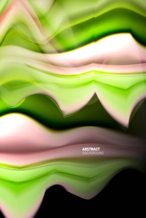 Liquid gradients abstract background, color wave pattern poster design for Wallpaper, Banner, Background, Card, Book Illustration, landing pageのイラスト素材