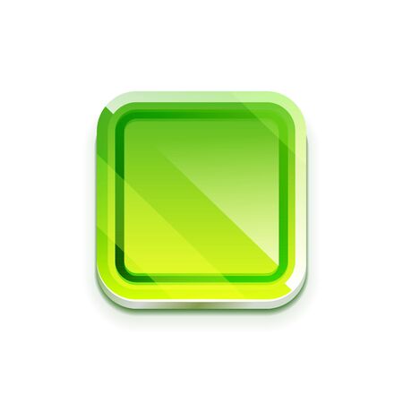 Glossy button, vector web iconのイラスト素材