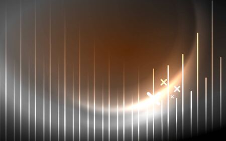 Abstract background - neon line design for Wallpaper, Banner, Background, Card, Book Illustration, landing pageのイラスト素材