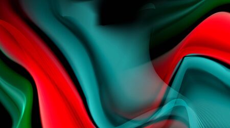 Liquid colors fluid gradients on black backgroundのイラスト素材