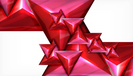 Triangle geometric vector abstract backgroundのイラスト素材