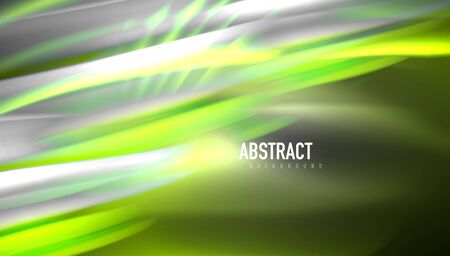 Creative fluid wave lines abstract background. Trendy abstract layout template for business or technology presentation, internet poster or web brochure cover, wallpaperのイラスト素材