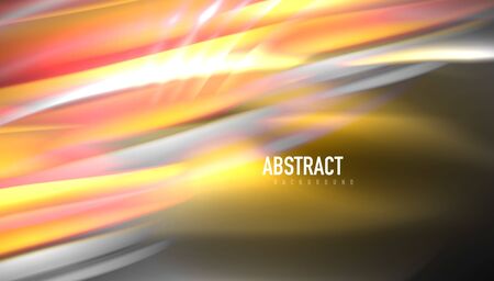 Creative fluid wave lines abstract background. Trendy abstract layout template for business or technology presentation, internet poster or web brochure cover, wallpaperのイラスト素材