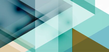 Geometric abstract background, mosaic triangle and hexagon shapes. Trendy abstract layout template for business or technology presentation, internet poster or web brochure cover, wallpaperのイラスト素材