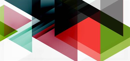 Geometric abstract background, mosaic triangle and hexagon shapes. Trendy abstract layout template...