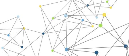 Line points connections, triangular technology design. Abstract geometric backgroundのイラスト素材