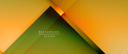 Square shapes composition, fluid gradient geometric abstract background. 3D shadow effects, modern design templateのイラスト素材