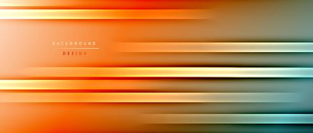 Bright gradient neon lines abstract backgroundのイラスト素材