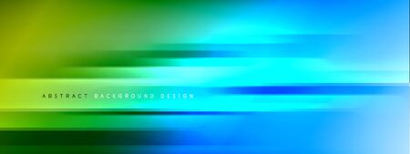 Motion concept neon shiny lines on liquid color gradients abstract backgrounds. Dynamic shadows and lights templates for textのイラスト素材