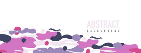 Trendy liquid style shapes abstract design, dynamic vector background for placards, brochures,...