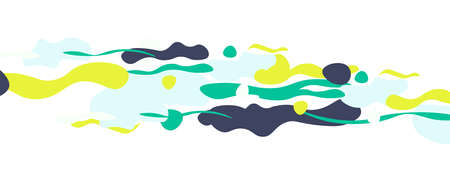 Trendy liquid style shapes abstract design, dynamic vector background for placards, brochures, posters, web landing pages, covers or bannersのイラスト素材