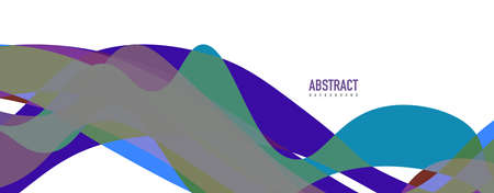 Fluid wave colorful abstract background. Dynamic colorful vibrant vector designのイラスト素材