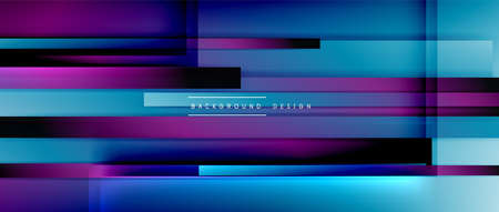 Dynamic lines on fluid color gradient. Trendy geometric abstract background for your text graphics