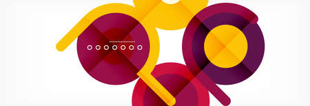 Circles and lines abstract background for covers, banners, flyers and posters and other templatesのイラスト素材