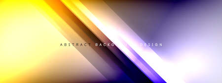 Motion concept neon shiny lines on liquid color gradients abstract backgrounds. Dynamic shadows and...