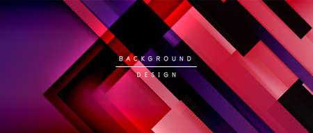 Dynamic lines on fluid color gradient. Trendy geometric abstract background for your textのイラスト素材