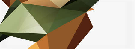 3d mosaic abstract backgrounds, low poly shape geometric design
