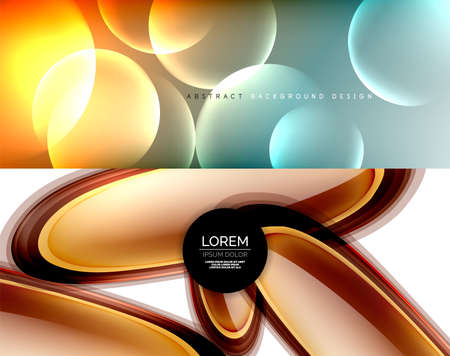 Set of trendy geometric patterns. Abstract backgrounds for covers, banners, flyers and posters and other templatesのイラスト素材