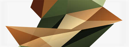 3d mosaic abstract backgrounds, low poly shape geometric designのイラスト素材