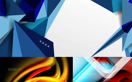 Set of minimal geometric vector backgrounds