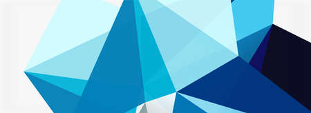 3d mosaic abstract backgrounds, low poly shape geometric designのイラスト素材