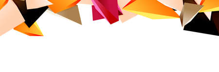 Triangle mosaic abstract background, 3d triangular low poly shapes. Geometric vector illustration...