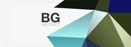 3d mosaic abstract backgrounds, low poly shape geometric designのイラスト素材