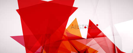 Geometric abstract background. Color triangle shapes. Vector illustration for covers, banners,...