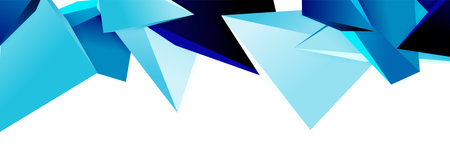 Triangle mosaic abstract background, 3d triangular low poly shapes. Geometric vector illustration...