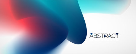 Fluid color gradient abstract background, trendy colorful wallpaper. Vector illustration for placards, brochures, posters, banners and coversのイラスト素材