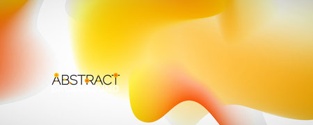 Fluid color gradient abstract background, trendy colorful wallpaper. Vector illustration for placards, brochures, posters, banners and coversのイラスト素材