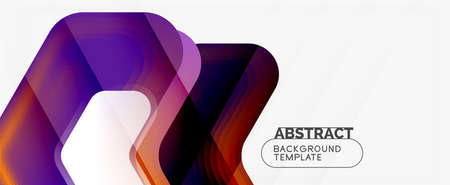 Vector 3d arrow geometric composition, abstract background for business or technology presentation,...