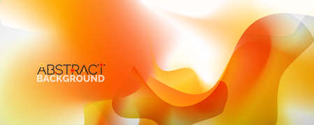 Fluid color gradient abstract background, trendy colorful wallpaper. Vector illustration for placards, brochures, posters, banners and coversのイラスト素材